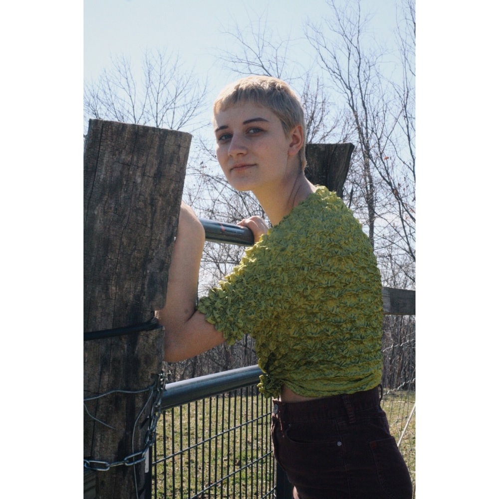 Green popcorn top